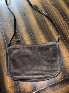 Authentic Vintage Bottega Veneta Brown Suede Shoulder Bag Purse Tote - Picture 1 of 16
