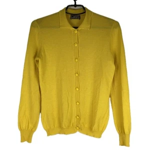 Vintage Gianni Versace Couture Medusa Head Wool Cardigan Sweater Polo Women - Picture 1 of 13