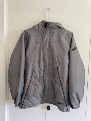 Columbia Winter Coat Youth 14/16 Grey Convert Jacket Full zip with powder skirt - Image 1 of 4