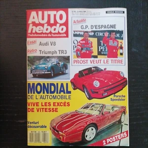 AUTO HEBDO 645 AUDI V8 TRIUMPH TR3 capelli march 883 f1 mondial automobile 1988 - Picture 1 of 4