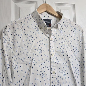 Bonobos Long Sleeve Button Down Flamingo Print Coastal Business Casual Mens M - Picture 1 of 8