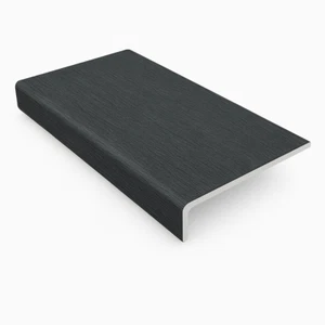Tablero de tapa de PVC gris antracita - Borde de cubierta de alféizar de 2 m, paquete de 1 (150-300 mm) - Imagen 1 de 7