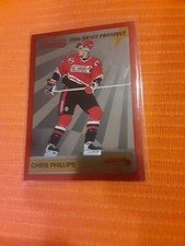 1995-96 Bowman Draft Prospects Chris Phillips #P28 Rookie RC Ottawa senators 