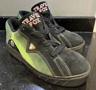 Vintage Travel Fox 90s Green / Black Trainers Sneakers Men UK 8 Very Rare