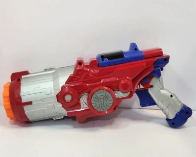 Nerf Transformers Optimus Prime Cyber Blaster Gun 2011 Hasbro Lights Up Sound - Image 1 of 4