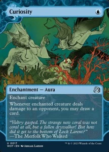 x1 Curiosity - Wilds of Eldraine: Enchanting Tales - NM - MTG - Picture 1 of 1