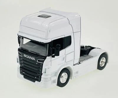 WELLY SCANIA V8 R730 WHITE 1:64 DIE CAST METAL MODEL NEW IN BOX 9,5cm LONG - Image 1 of 4