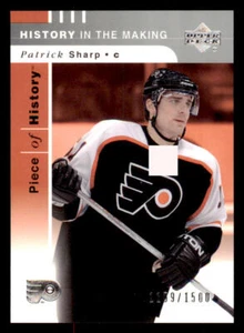 2002-03 UD Piece of History #143 Patrick Sharp HM RC /1500 - Picture 1 of 2