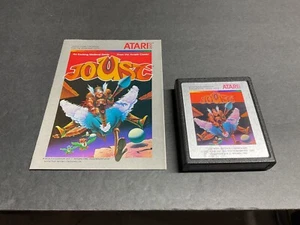 Atari 2600 Joust Game And Manual Tested - Picture 1 of 10