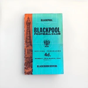 Blackpool V Blackburn 10/03/64 Lge Div 1Good Condition Free UK P&P - Picture 1 of 2