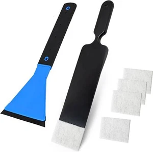 2IN1 Slim Foot Rubber Squeegee Long Handle Scrub Paddle Squeegee Window Tint Kit - Picture 1 of 7