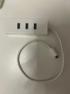 Brand New Amazon Basics 3 in one USB hub 2.0 with Ethernet RJ45 Plug and Play - Picture 1 of 3