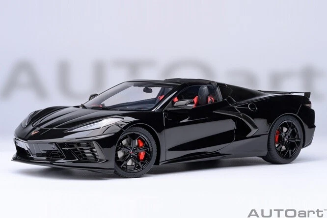 Autoart 71280 - 1/18 Chevrolet Corvette C8 Stingray Z51 (Noir) - Neuf - Photo 1/1