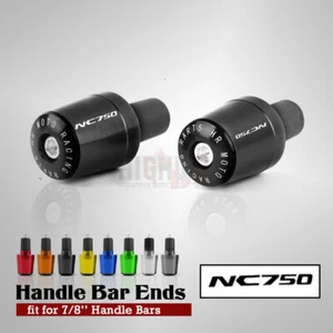CNC 7/8'' 22MM Handlebar End Grips Weight Plugsfor Honda NC750 NC750X NC750S - Bild 1 von 62