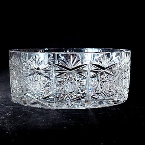 QUEEN LACE CANDY / NUT BOWL, Hand Cut & Etched Lead Crystal, 6", Made in Germany - Picture 1 of 7