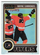 2014-15 O-Pee-Chee Platinum Wayne Simmonds /199 White Ice #139 Serial #'d