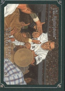 2007 (GIANTS) UD Masterpieces Green Linen #3 Bobby Thomson