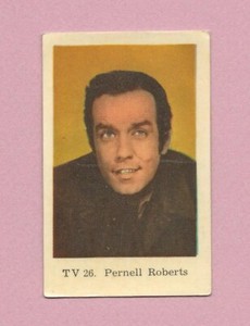 1962 Dutch Gum Card TV #26 Pernell Roberts