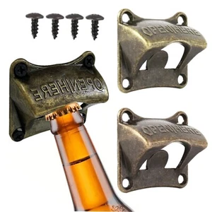 Wall Mounted With Screws Beer Wall Mount Wine Metal Outddor And Indoor - Picture 1 of 14