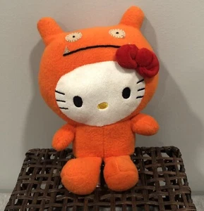 Hello Kitty Wage Uglydoll Plush Orange Gund Stuffed Animal 9” EUC - Picture 1 of 19