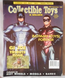Sept 1995 Collectibles Toys & Values #38 Batman Toys Forever - Imagen 1 de 1
