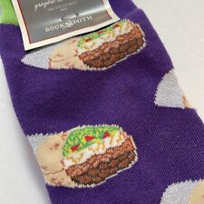 SOCKSMITH Men's Crew Socks Cotton Burrito Mexican Fast Food Novelty Gag Gift
