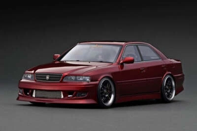 1:18 Toyota Chaser JZX100 VERTEX -- Red Metallic -- Ignition Model IG3316 - Image 1 of 4