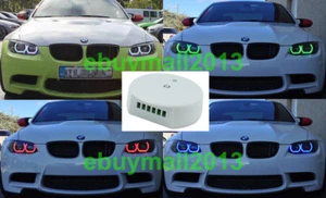 Bluetooth RGB Halo Ring For BMW E92 Coupe Demon Devil Angel Eyes Flash DRL DIY - Picture 1 of 16