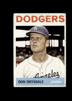 1964 Topps #120 Don Drysdale en muy buen estado Foto 1 de 2