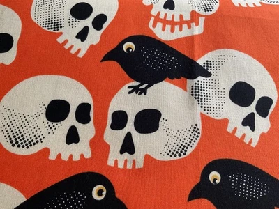 Halloween. Alexander Henry fuera de servicio, difícil de encontrar. Tricky Crow 29x44 Foto 1 de 4