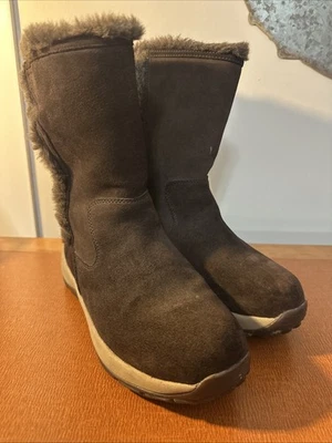 LL BEAN Juvenil Talla 6 Marrón Gamuza Exterior Invierno Botas de Nieve Foto 1 de 4