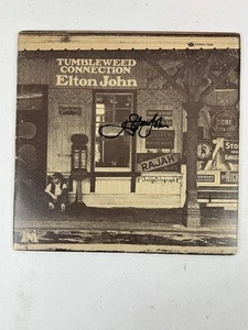 Elton John signiertes Album Tumbleweed Connection Autogramm garantiert echt - Bild 1 von 3