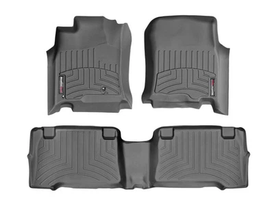 WeatherTech FloorLiner for 2003-2009 Toyota 4Runner - 1st & 2nd Row, Black - Image 1 of 4