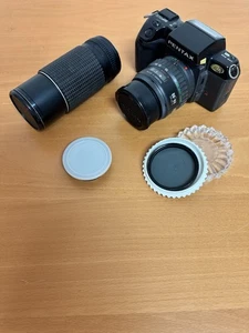 PENTAX Camera & Lense SF10 (28-80/Takumar-F Zoom) & Kenko 58 mm Lense - Picture 1 of 16