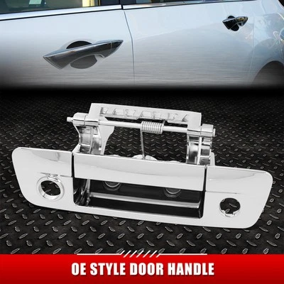 PARA 09-21 DODGE RAM 1500-3500 CROMO PUERTA TRASERA PUERTA TRASERA MANIJA CON ORIFICIO CÁMARA Foto 1 de 4