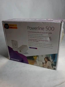 Netgear Powerline 500 Pass Thru 500 Mbps Xavb5421 - NEW Sealed box - Picture 1 of 4