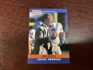 Dan Reeves - 1990 Pro Set Football - #94 - Head Coach - Broncos - Picture 1 of 2