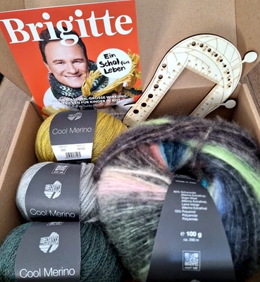 RÜCKLÄUFER! Brigitte Schal fürs Leben Charity Lana Grossa Kretschmer PORTOFREI - Bild 1 von 4
