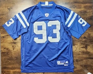 Youth Reebok Dwight Freeney #93 Indianapolis Colts Blue Jersey Size Large - Picture 1 of 10