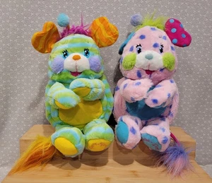 2001 Toymax Popples Pinwheel Penny & Polka Dottie Plüschtier Set 12 Zoll - Bild 1 von 9