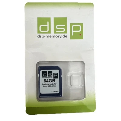 64GB SD Memory Card Digital Camera Photo DataStore Card DSP Universal Compatible - Image 1 of 4