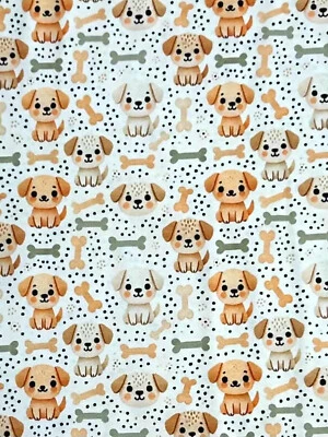 Jersey Stoff Kinderstoff Digitaldruck Dog Hund - Bild 1 von 2