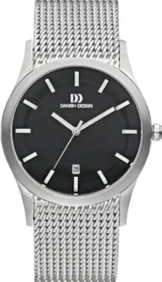 Danish Design Men's Quartz Watch black Dial  Silver Titanium Bracelet DZ120134 - Image 1 of 4