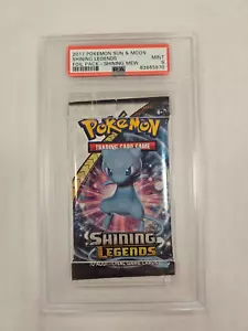 2017 Pokemon Sun & Moon Shining Legends Foil Pack (Shining Mew) PSA 9 - Picture 1 of 2