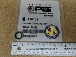 Sello de combustible de 14 mm para lavadora de sellado Cummins PAI # 136103 Ref 4K9841 3963988 3918192 - Imagen 1 de 11
