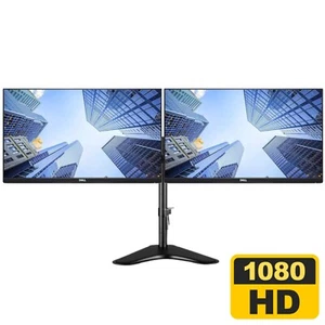 Dual Dell 24" Monitor P2419H LED FHD 1920 x 1080 60Hz 8 ms Widescreen GRADE B - Picture 1 of 13