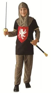 Bronze Medieval Knight Child Costume Size Large (12-14) - Picture 1 of 1