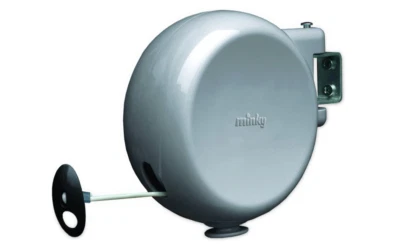 IVPET5805 Outdoor Clothesline Dryer Retractable Reel Laundry Dry Clothes Washing Line 49Ft