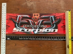 EVE SCORPION BANNER LP CD RARE PROMO POSTER record store only (( ROW 7 )) - Picture 1 of 1