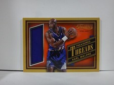 2013-14 Panini Timeless Treasures Treasured Threads Karl Malone #11 HOF